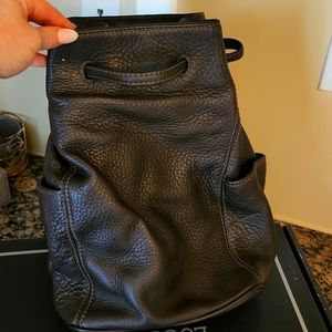 Leather coach bag